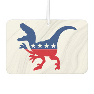 Anti-Politics Patriotic T-Rex Car Air Freshener