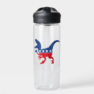 Anti-Politics Patriotic T-Rex Water Bottle