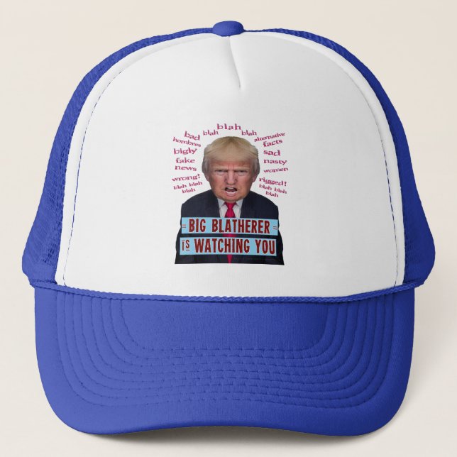 Anti President Donald Trump 1984 Political Parody Trucker Hat (Front)