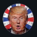 Anti President Donald Trump - Big Mouth Dartboard<br><div class="desc">Demonstrate your contempt for Donald Trump and the frightening future of a Donald Trump presidency with this Trump in his face big mouth dartboard.</div>