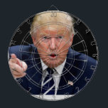 Anti President Donald Trump Dartboard<br><div class="desc">Demonstrate your contempt for Donald Trump and the frightening future of a Donald Trump presidency with this Trump dartboard</div>