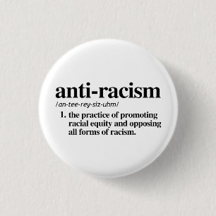 Anti-Racism 3 Cm Round Badge
