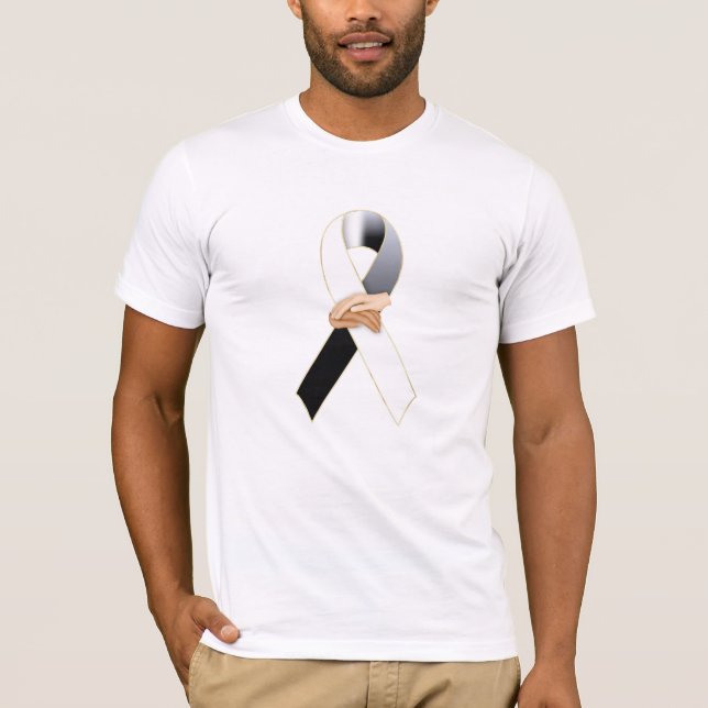 Anti Racism Awareness Ribbon Tee (Front)