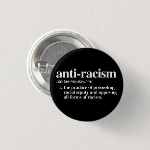 Anti-Racism Definition 3 Cm Round Badge