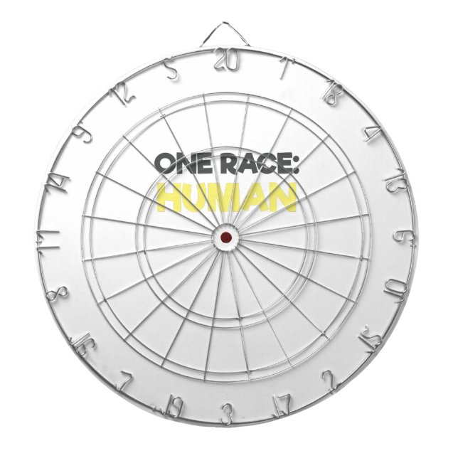 Anti Racism One Race Human Dartboard (Front)