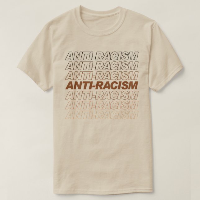 Anti-Racism Pattern T-Shirt (Design Front)