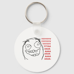 Anti-Rage Guy Key Ring