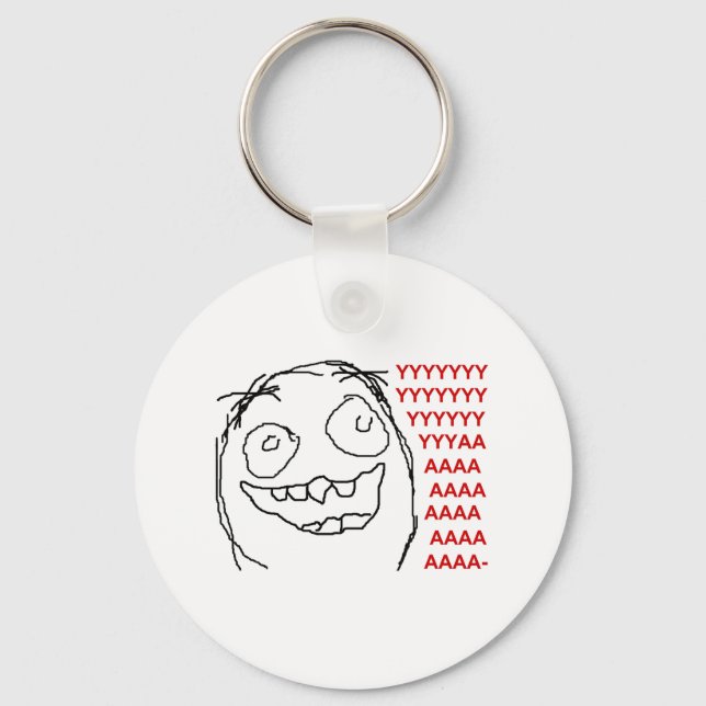 Anti-Rage Guy Key Ring (Front)