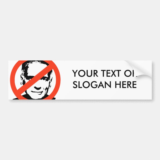 ANTI-RALPH NADER BUMPER STICKER (Front)