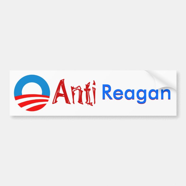Anti Regan bumper sticker (Front)