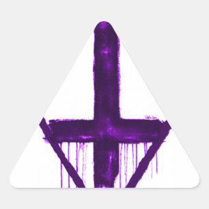 Anti Religion Anti Illuminati iPhone Case Triangle Sticker