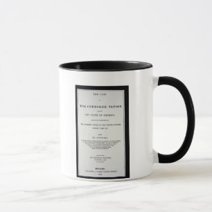 Anti-removal tract, by Cherokee Nation, in reponse Mug
