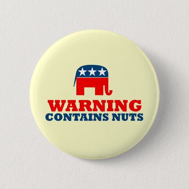 Anti Republican 6 Cm Round Badge (Front)