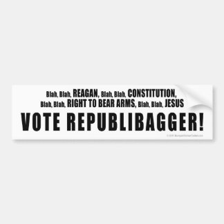 Anti-Republican bumper sticker