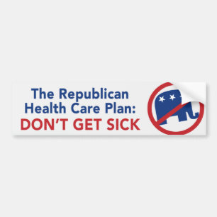 Anti Republican Bumpersticker Bumper Sticker