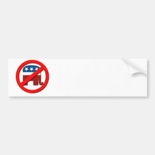 Anti-Republican- Fight the Right Bumper Sticker