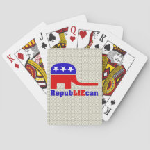 Anti Republican Playing Cards