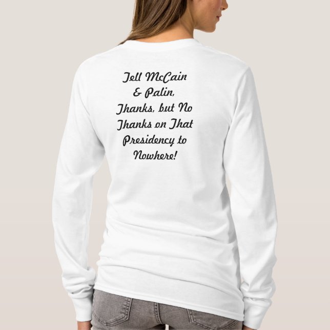 anti-republican! T-Shirt (Back)