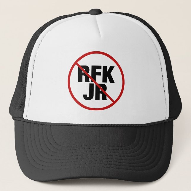 Anti RFK Jr. Vote Against Robert F. Kennedy Trucker Hat (Front)