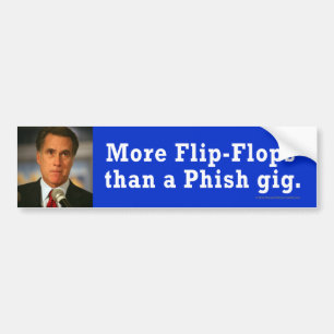 Anti-Romney sticker Phish