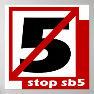 anti SB5 poster
