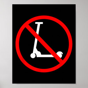 Anti Scooters For Skaters Poster