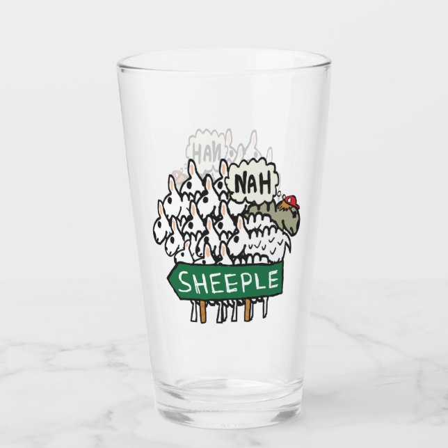 Anti Sheeple Glass (Front)