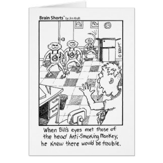 Anti Smoking Monkeys by Jim Kraft