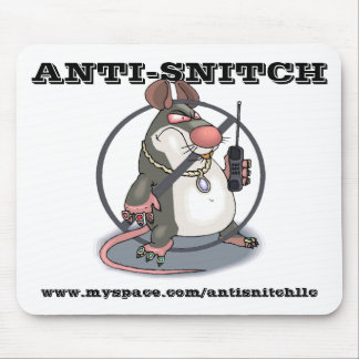 Anti-Snitch No Rats Mousepad