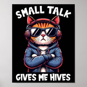 Anti Social Anxiety Mindfulness No Small Talk Intr Poster