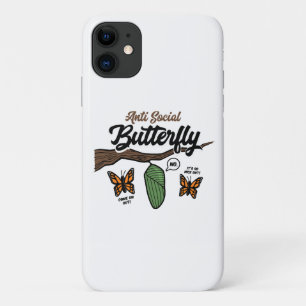 Anti Social Butterfly iPhone 11 Case
