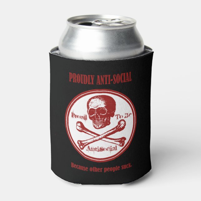 Anti-Social Can Cooler (Can Front)