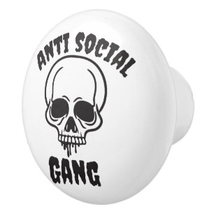 Anti Social Ceramic Knob