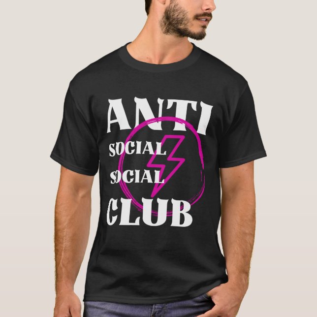 anti social club classic T-Shirt (Front)