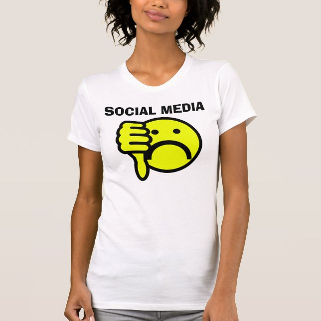 Anti-Social media (I hate) T-shirts (Front)