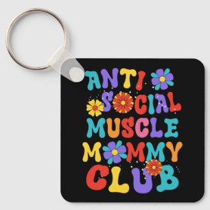 Anti Social Muscle Mummy Club Groovy Pump Cover Gy Key Ring