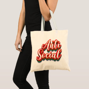 Anti Social Tote Bag