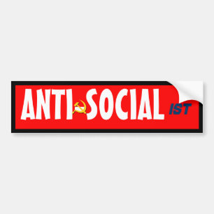ANTI-SOCIAList Bumper Sticker