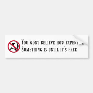 Anti-Socialist Bumper Sticker