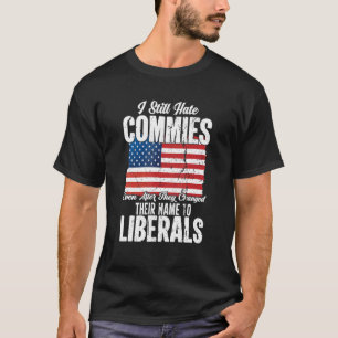 Anti Socialist Communist Pro America Patriotic T-Shirt