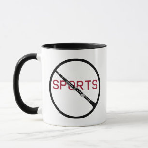 Anti-Sports Clarinet Mug