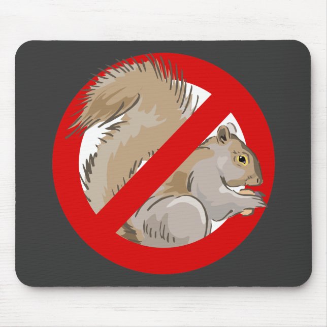 Anti-Squirrel Mouse Mat (Front)