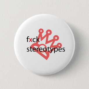 anti stereotypes white button