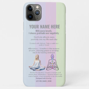ANTI-Stress I CHOOSE GRATITUDE OVER NEGATIVITY iPhone 11 Pro Max Case