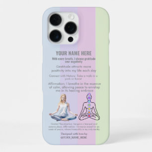 ANTI-Stress I CHOOSE GRATITUDE OVER NEGATIVITY iPhone 16 Pro Max Case