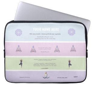 ANTI-Stress with every breath I choose gratitude Laptop Sleeve