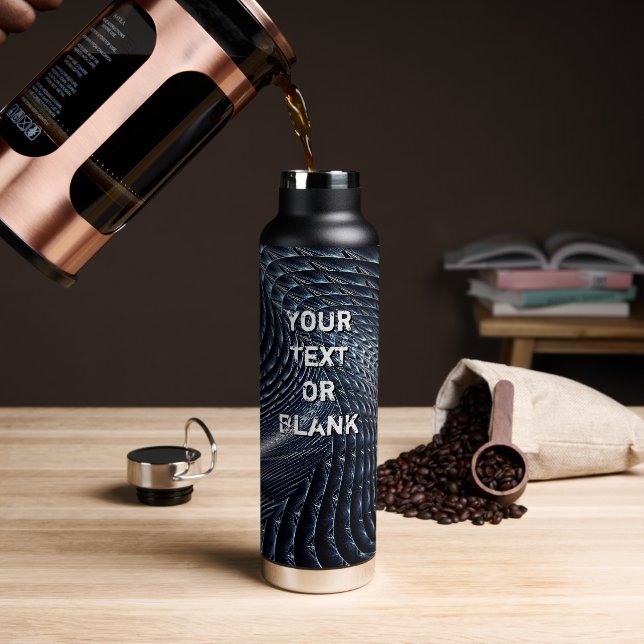 Anti-Surveillance Camouflage #1 Water Bottle (Coffee (Rotated))