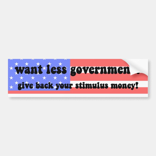 Anti tea party bumper sticker (Front)
