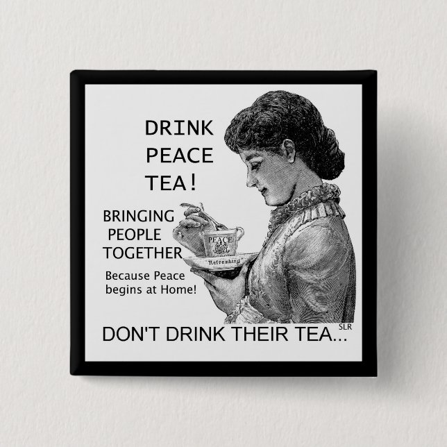 ANTI-TEA PARTY BUTTON (Front)