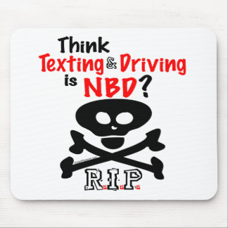 Anti-Texting While Driving Mouse Mat